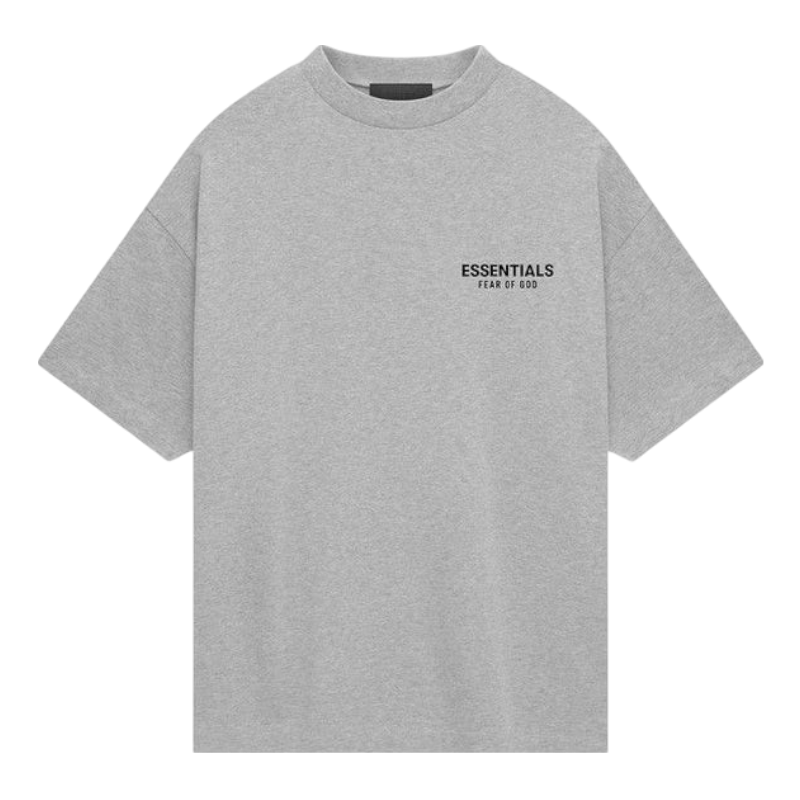 Fear of God Essentials Jersey Crewneck T-Shirt Light Heather Gray