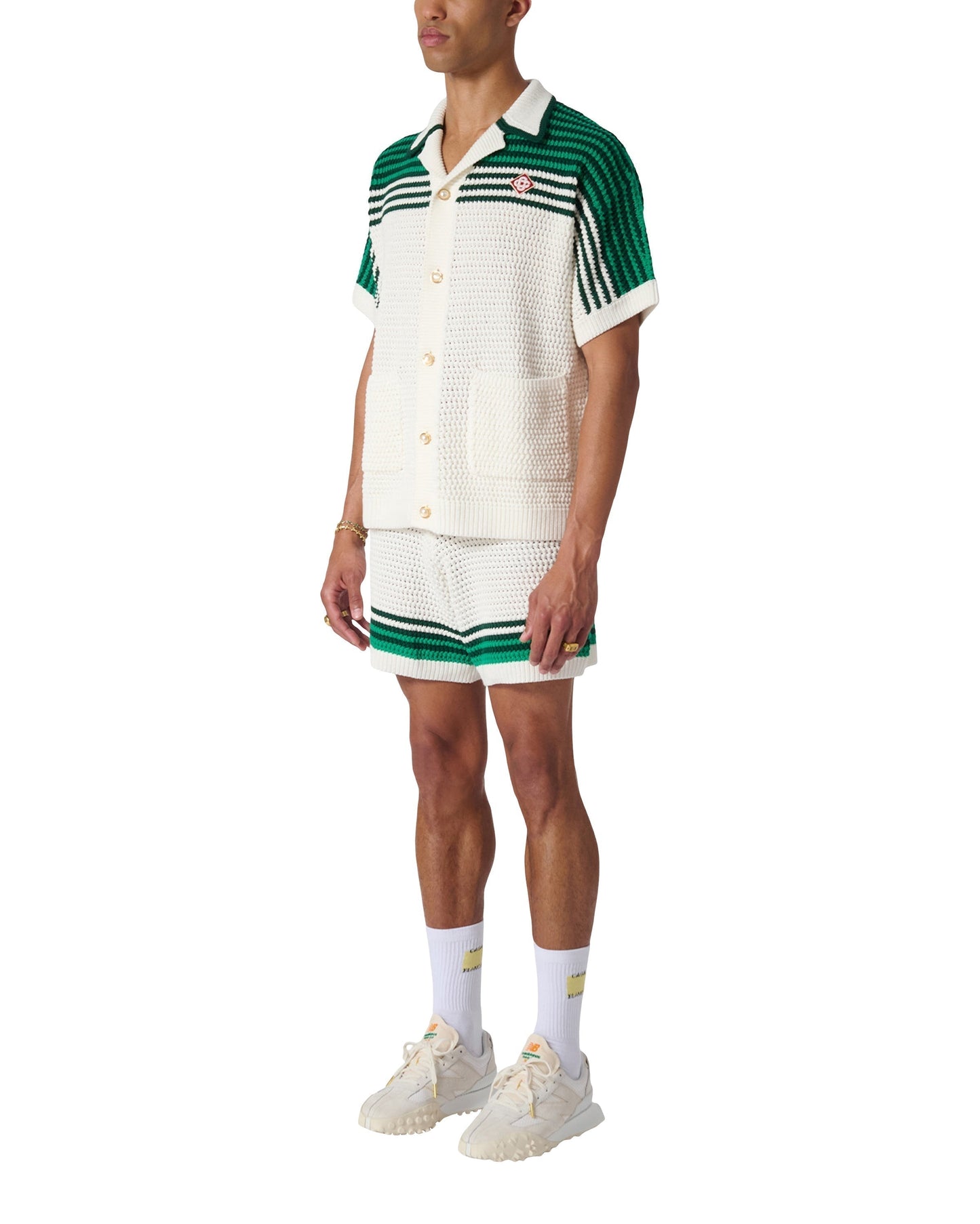 Tennis Crochet Shorts - casablanca