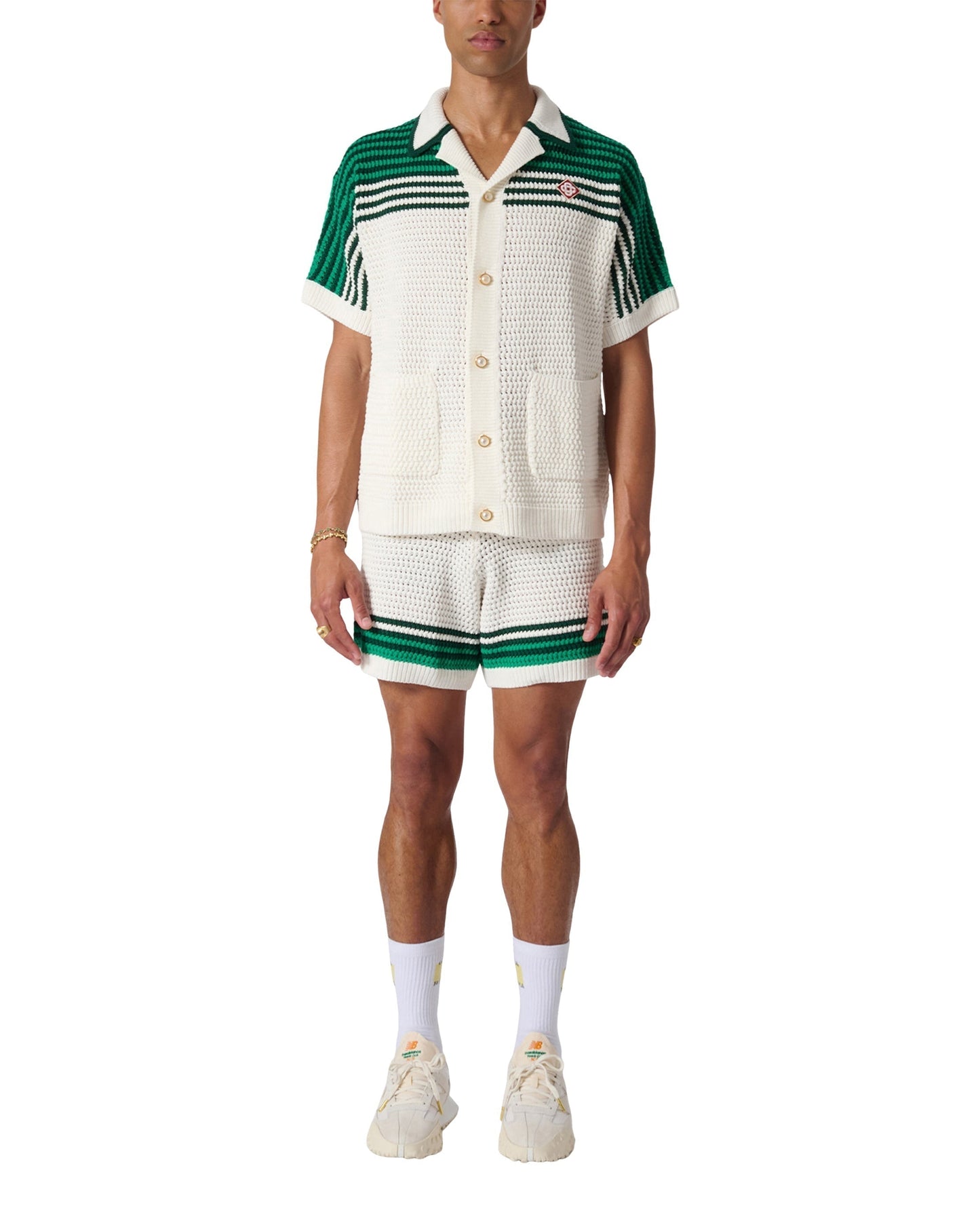 Tennis Crochet Shorts - casablanca