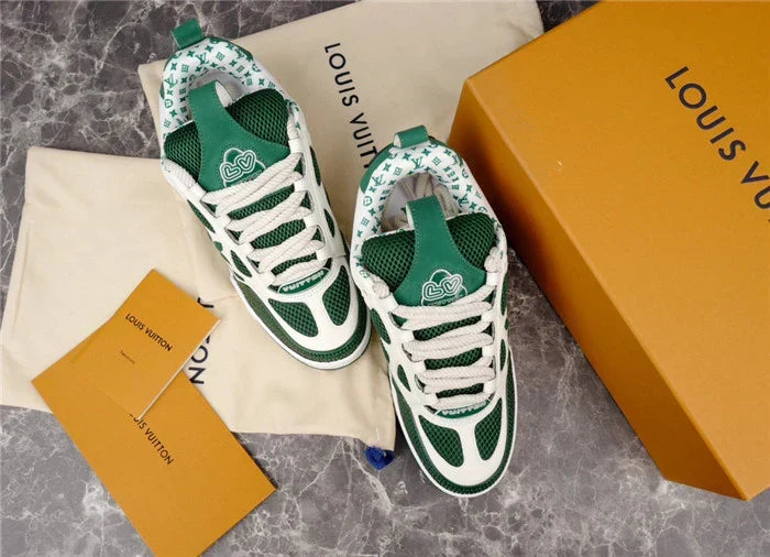 LOUIS VUITTON SKATE SNEAKER VERT BLANC