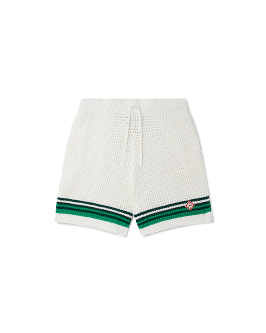 Tennis Crochet Shorts - casablanca