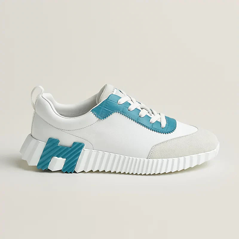 Hermès blanc / bleu minéral