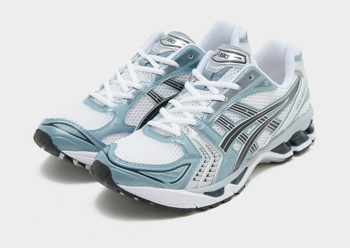 asics kayano Blanche/Fjord Gris