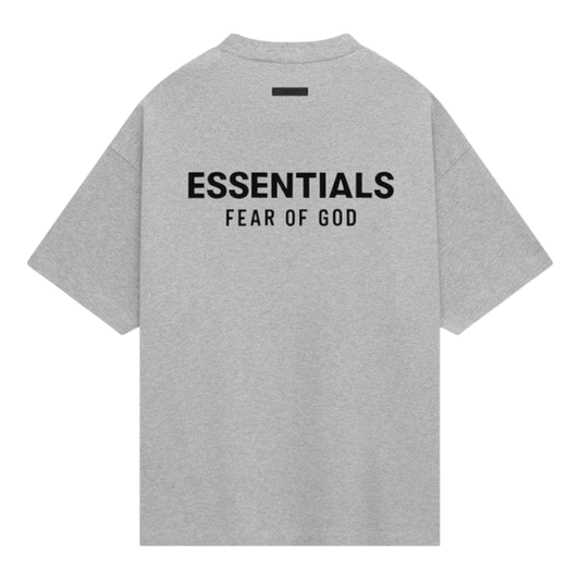 Fear of God Essentials Jersey Crewneck T-Shirt Light Heather Gray